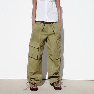 Zara Seamed Cargo Pants